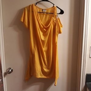 Women's mustard stylish top